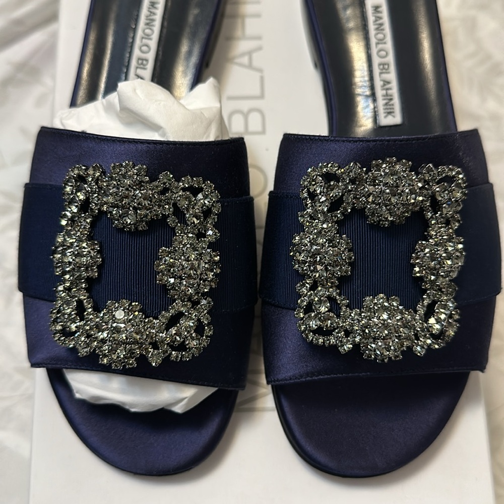 Manolo Blahnik Flat Sandals - Picture 4 of 6